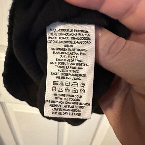 Free People Jolene Fit And Flare Ribbed Black Mini Dress Size Small - Picture 5 of 8